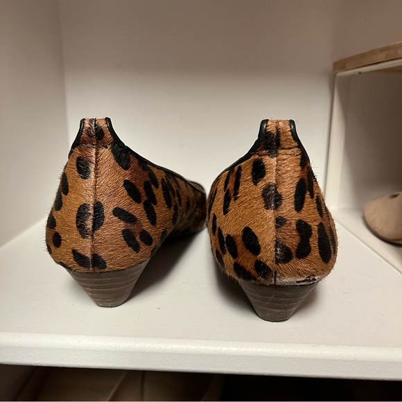 Madewell Mini Wedge Leopard Skimmers, Size 8.5 - Picture 3 of 9
